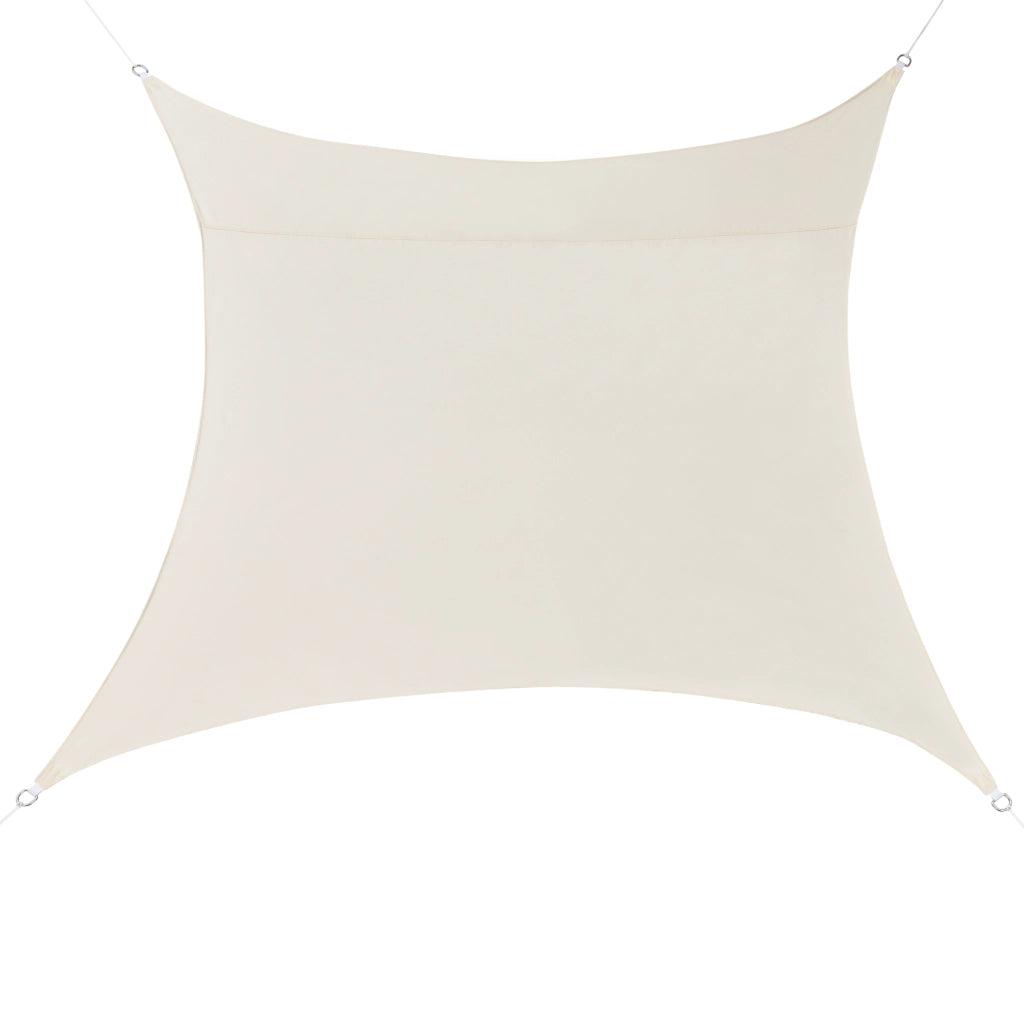 Vela Ombreggiante Lerma Tenda Parasole 400x400 cm color Sabbia [en.casa]