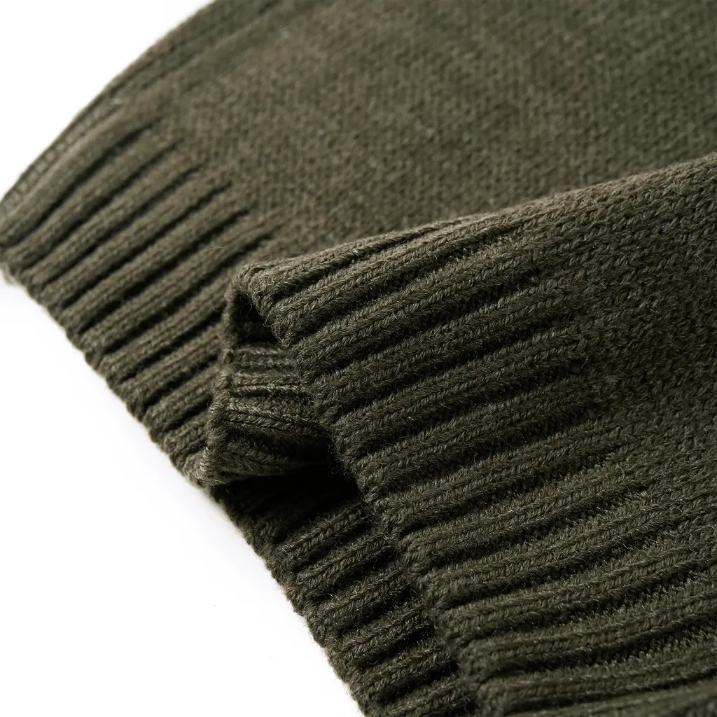 Maglione per Bambini Lavorato a Maglia Cachi 92