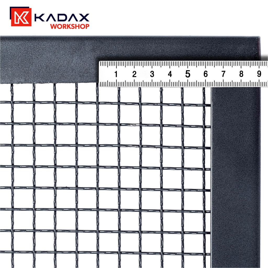 Setaccio da costruzione KADAX per sabbia, terra, muratura, 120x60 cm, ghiaia, maglia 10 mm