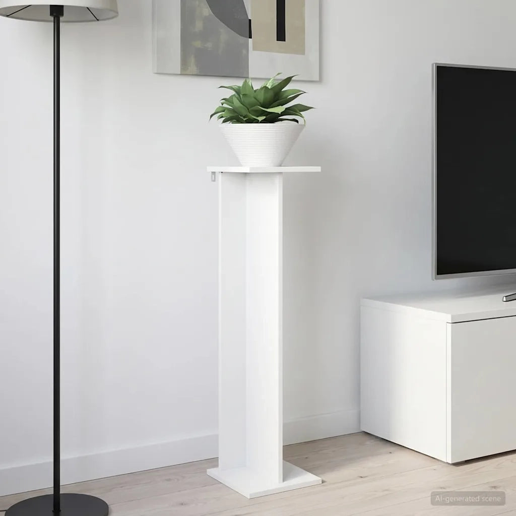 Supporto per piante Bianco 25 x 25,5 x 100,5 cm 899626