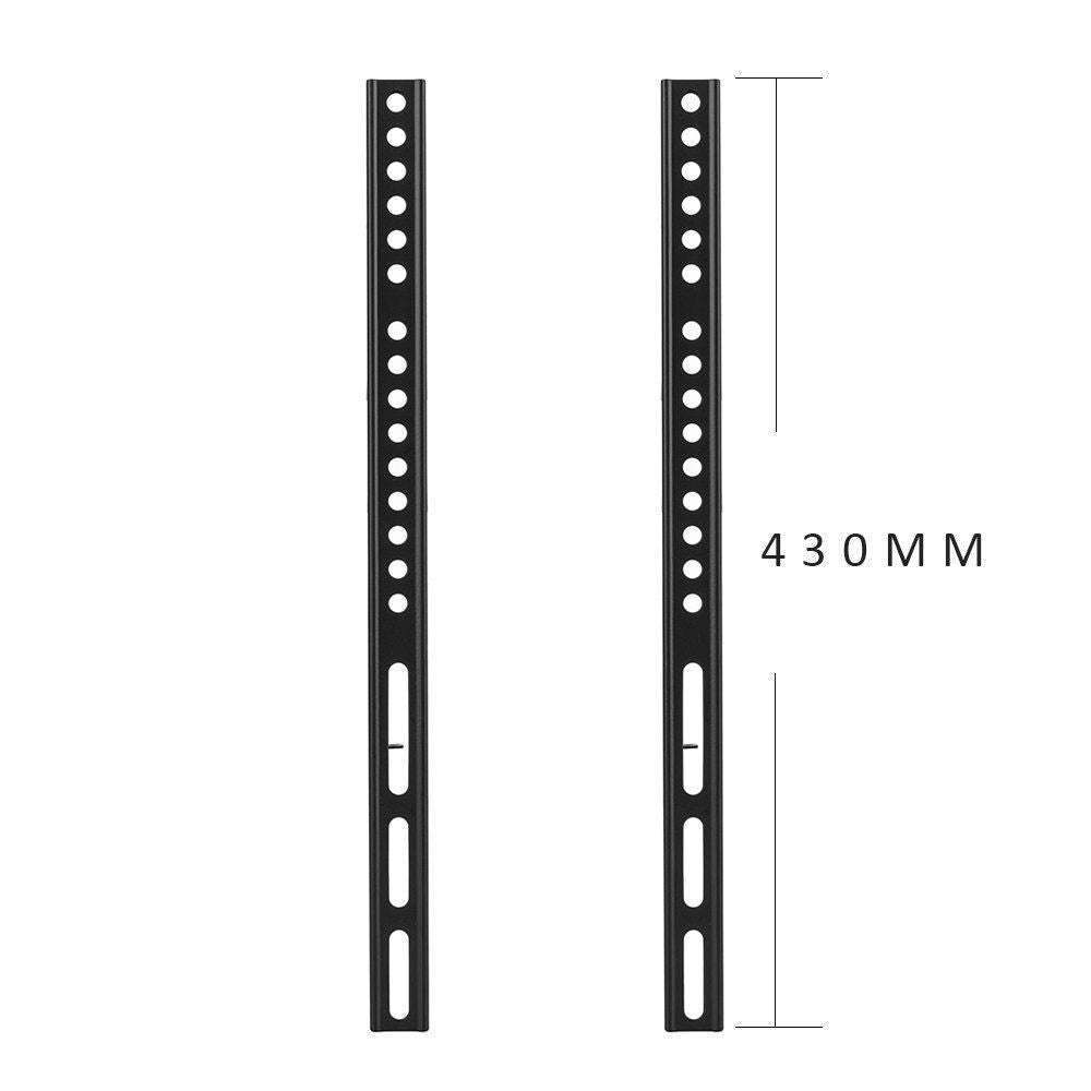 Trade Shop - Staffa Porta Tv Monitor Da 37" A 55" Supporto Parete Soffitto 360° Fino 50kg -