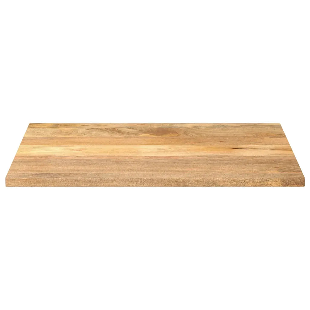 Piano per Tavolo 90x80x2,5 cm Rettangolare Legno Massello Mango