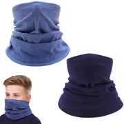 Cola di pelliccia 2 pezzi - Cappotto per collo multifunzionale - Caldo per l'inverno - Termoisolante e riscaldante - Adatto per bambini - 30 x 20 cm