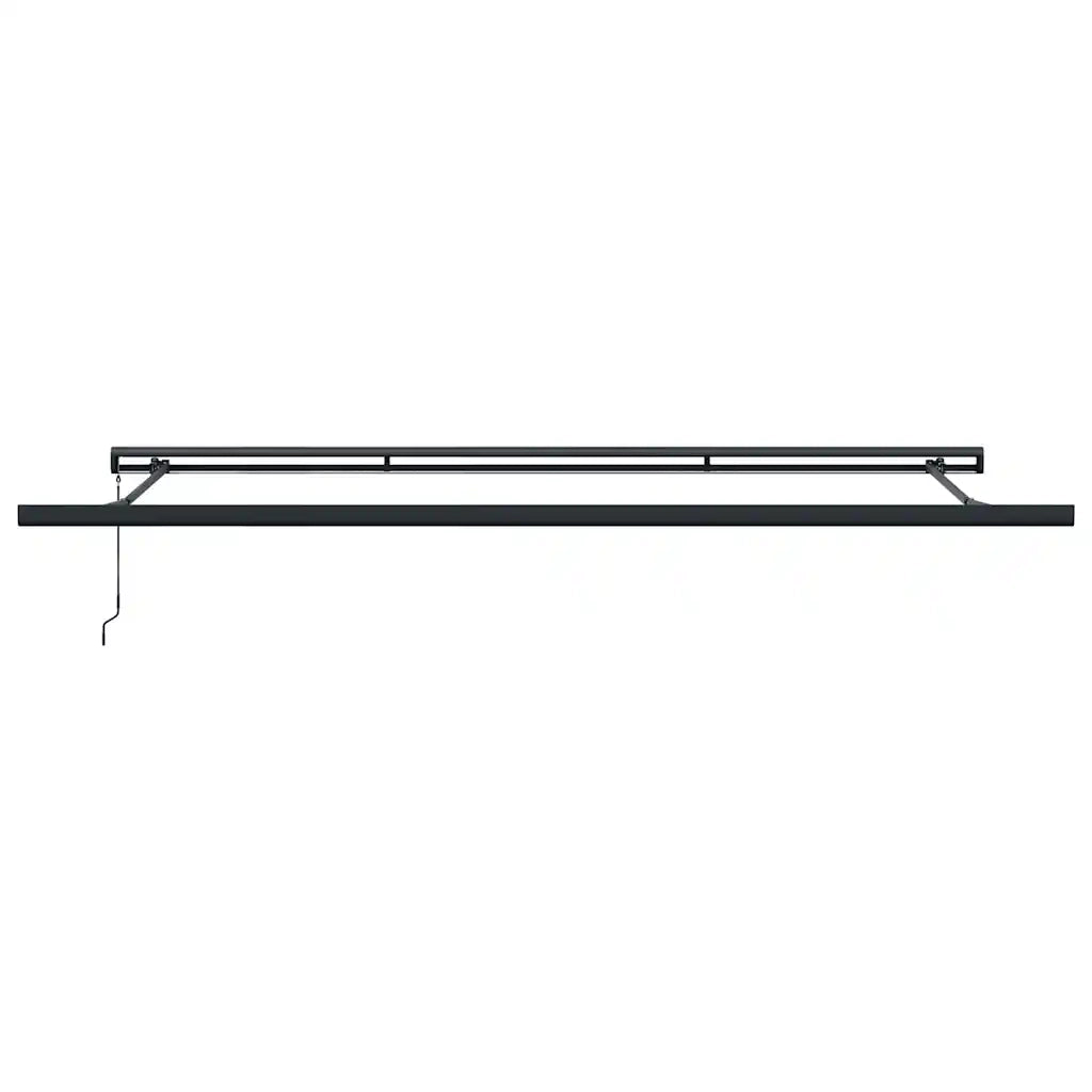 Tenda Sole Retrattile Arancione Marrone 4x3m Tessuto Alluminio 3154568