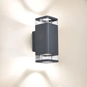 Lampada da Parete Esterna Doppia Regolabile 35W Max GU10 Impermeabile IP54