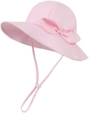 Elmetto per bambini - 2 pezzi - Cappello per bambini - Cappello protettivo estivo per bambini con bordo largo - Cappello di cotone - Cappello a ombrello - XL - Adatto per 3-4 anni