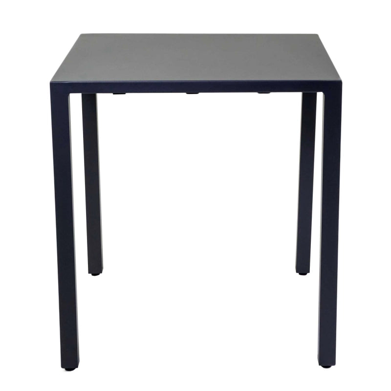 Tavolo alluminio regolabile Alma antracite quadro cm 70x70h75