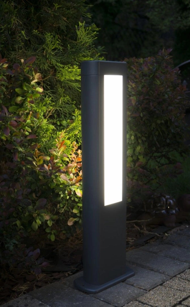 Paletto esterno 30cm LED 8W grigio scuro IP54 SU-MA Evo GL15401