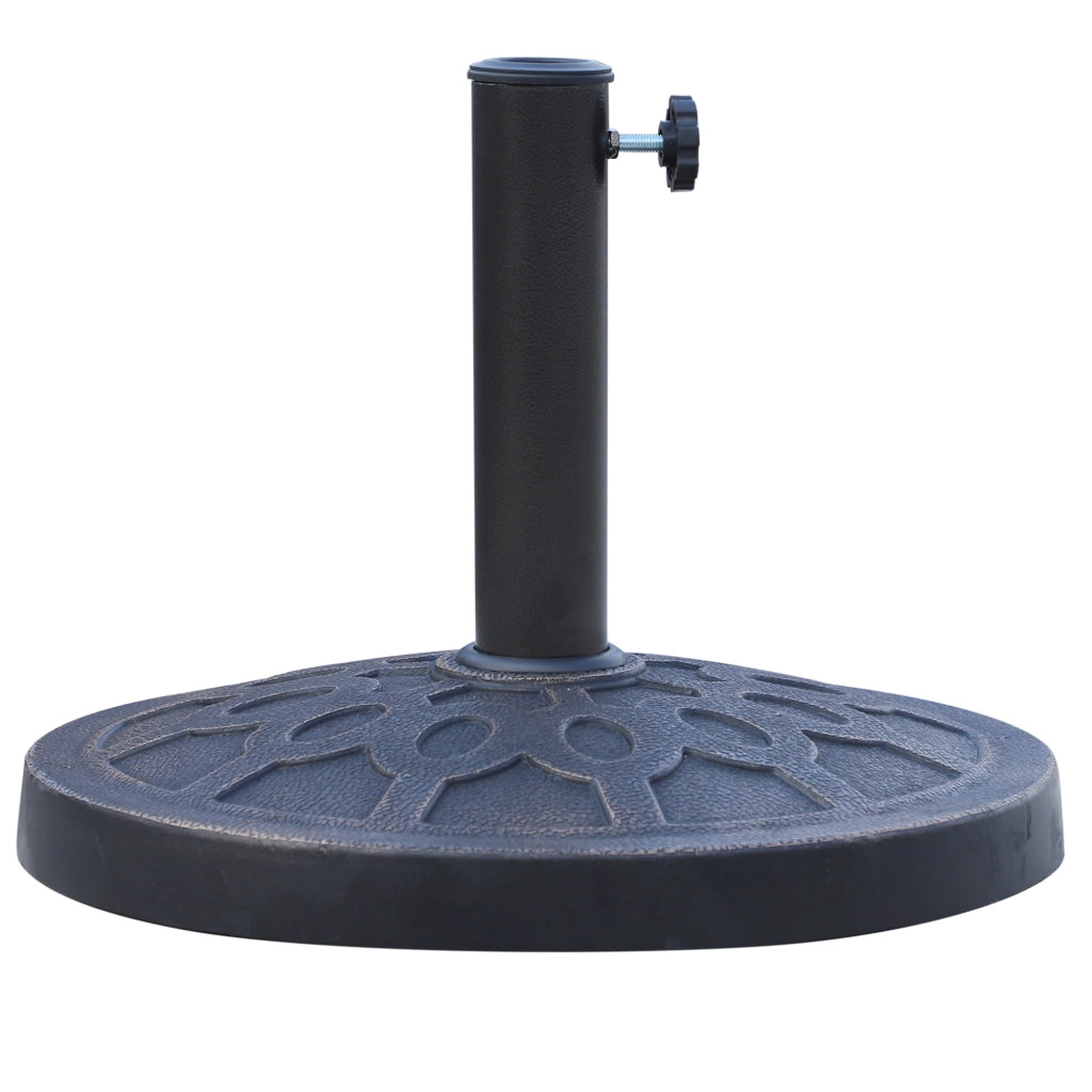 Base Ombrellone Rotondo ¨C zephmum ¨C Bronzo Resina Acciaio ?45 cm