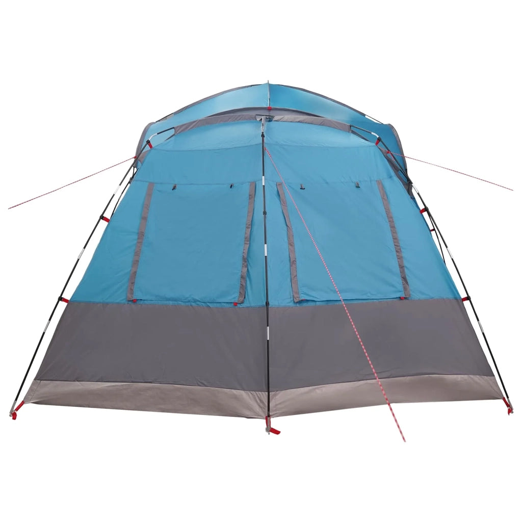 Tenda Laterale Blu 410 x 410 x 250 cm Poliestere e Acciaio 42028682