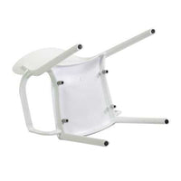 Sedia da Giardino 54,5x53xh84 cm in Polipropilene Alezio Bianco