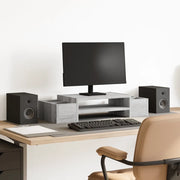 vidaXL Supporto Monitor con Contenitore Sonoma 70x27x15 cm Truciolato