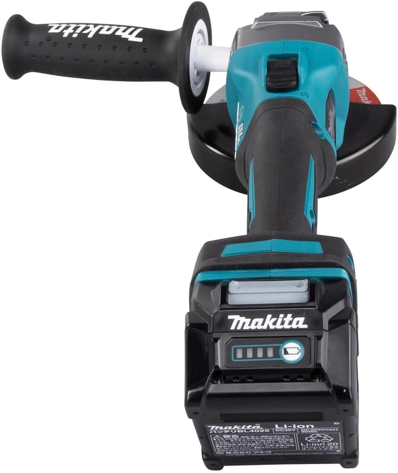 GA005GM201 - Smerigliatrice angolare 125 mm Brushless XGT + 2 batterie 40 Vmax 4 Ah Li-ION BL4040 + caricatore DC40RA + cofanetto Makpac