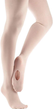 Pantaloni da ballo convertibili con gomma antiscivolo - Rosa - Per bambine e donne - Taglia M (125-140 cm)