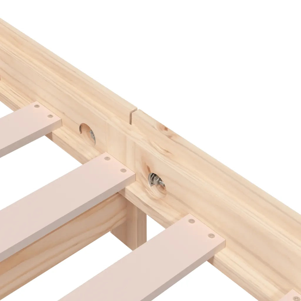Letto singolo | Letto per adulti | Letto Impilabile 100x200cm in Legno Massello di Pino