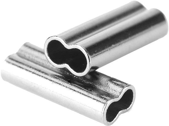 Connettori in rame a doppia vite per 100 pezzi - Buis con diametro interno 1/1.2/1.4/1.6/1.8/2mm - Facili da utilizzare - Connettori per tubi