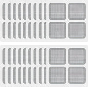 Tape per riparazione di finestre e porte 20 strisce - Adesivo autoadesivo - Impermeabile - Materiale in fibra di vetro - Soluzione efficiente - Per uso esterno - Nastro per riparazione di finestre e porte