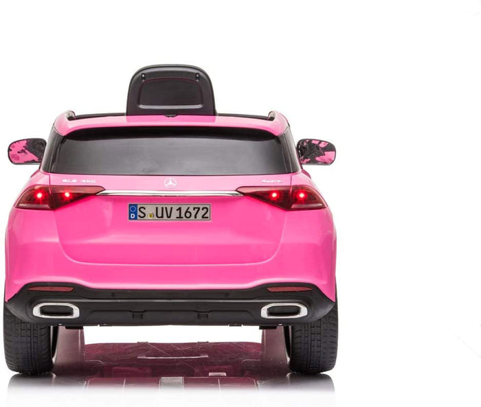 Macchina Elettrica per Bambini 12V con Licenza Mercedes GLE 450 AMG Rosa