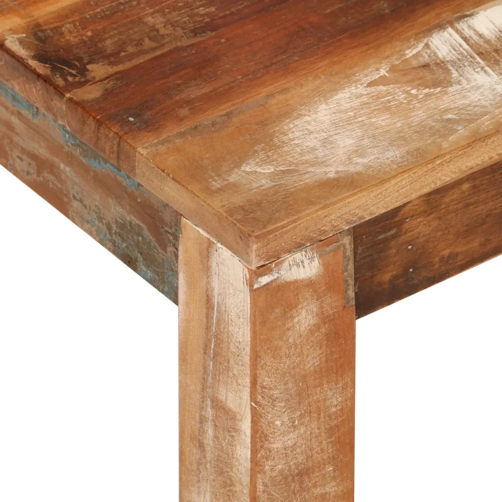Tavolino da Salotto 55x55x35 cm in Legno Massello di Recupero cod mxl 16390