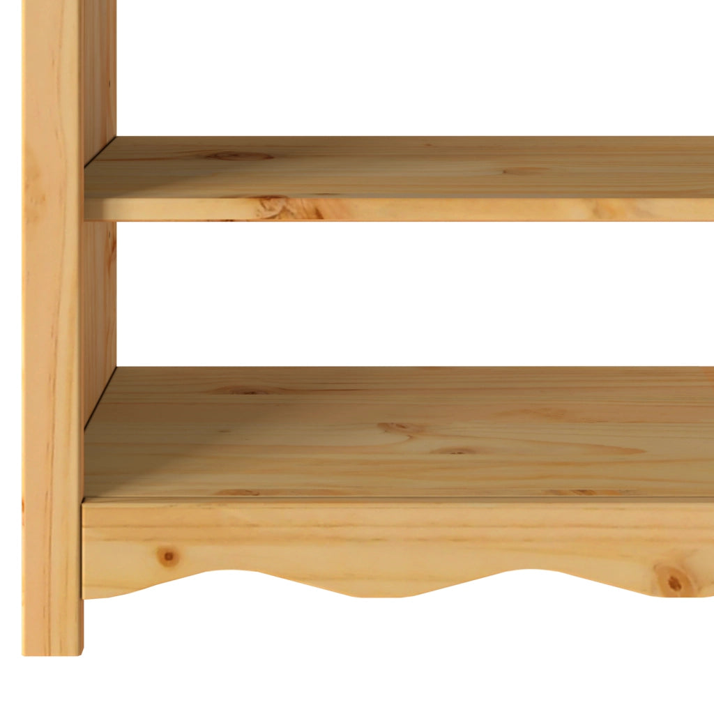 Tavolo Consolle "DRAMMEN" 89,5x37x73 cm Legno Massello di Pino