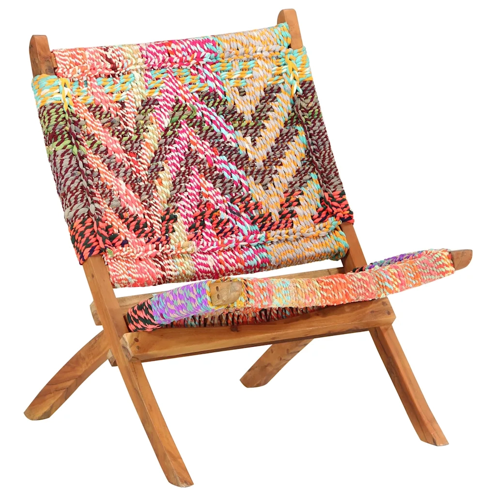 Sedia Chindi Pieghevole Multicolore in Tessuto cod mxl 8712