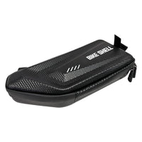 Borsa Portaoggetti da Sottocanna Bicicletta 26x10x4 cm Doppia Tasca Rigida Effetto Carbonio