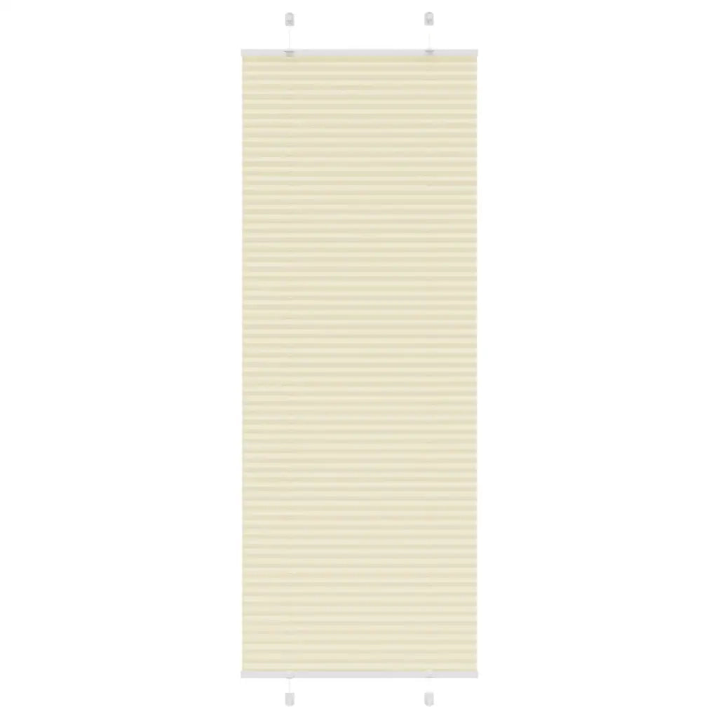 Tenda Plissettata Crema 70x200 cm Larghezza Tessuto 69,4 cm