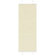 Tenda Plissettata Crema 70x200 cm Larghezza Tessuto 69,4 cm
