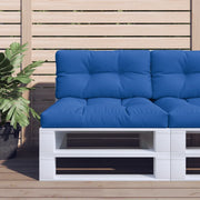 vidaXL Cuscino per Pallet Blu Reale 80x40x12 cm in Tessuto