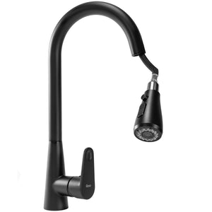 Rubinetto Da Cucina Rea Mild Black Mat