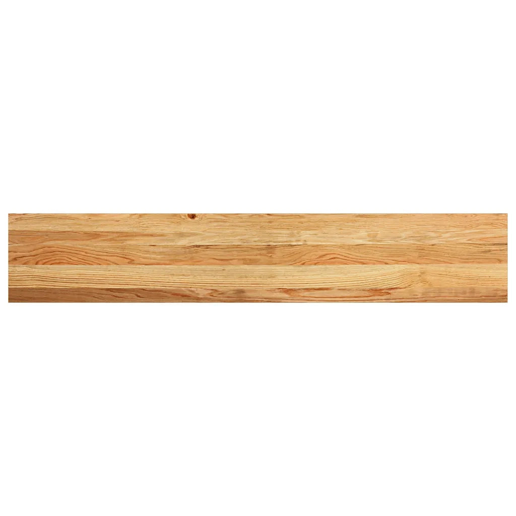 Davanzali 2 pz Marrone Chiaro 140x25x2cm Legno Massello Rovere