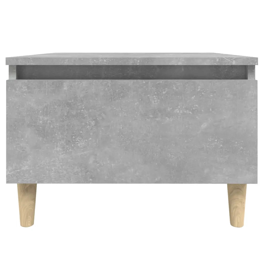 Tavolini 2 pz | Tavolo laterale Grigio Cemento 50x46x35 cm in Legno Multistrato