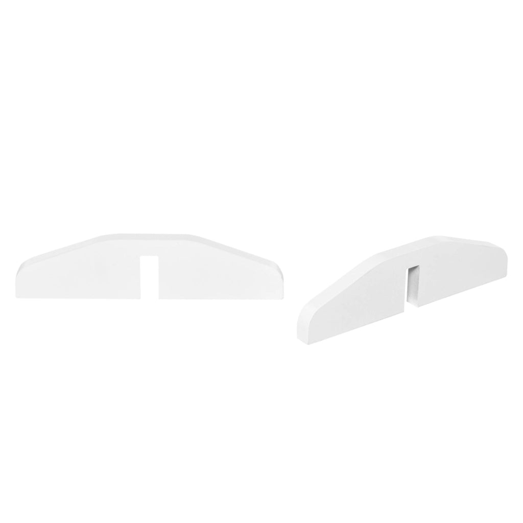 Cancelletto di Sicurezza Pieghevole per Animali Domestici 154,5x29,5x61 cm in Legno e MDF Bianco