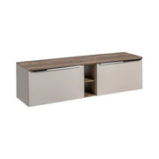 Insieme VANTA taupe: mobili sotto lavabo 180cm + piano lavabo