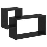 Scaffale da parete A parete Nero 55 x 15 x 35 cm 8012109
