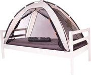 Tenda a molla per lettino - crema - protegge il tuo bambino addormentato dai zanzare e insetti - leggera e compatta - tenda portatile per viaggio
