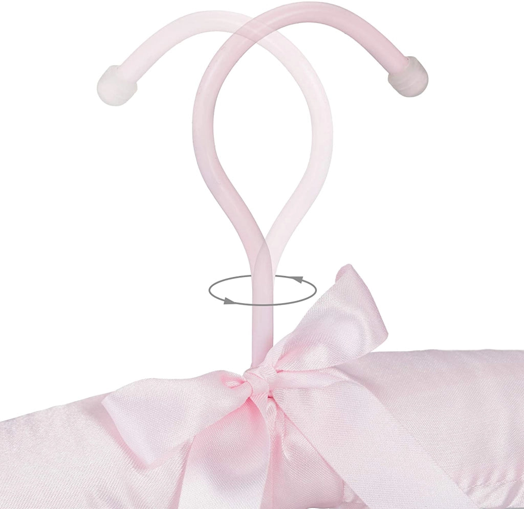 Set di 10 grucce in raso rosa 13_0000731_2