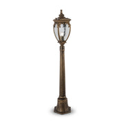 Lampione Per Esterno Classico Da Esterno Alluminio Oro 1 Lucec E27 60W Ip44