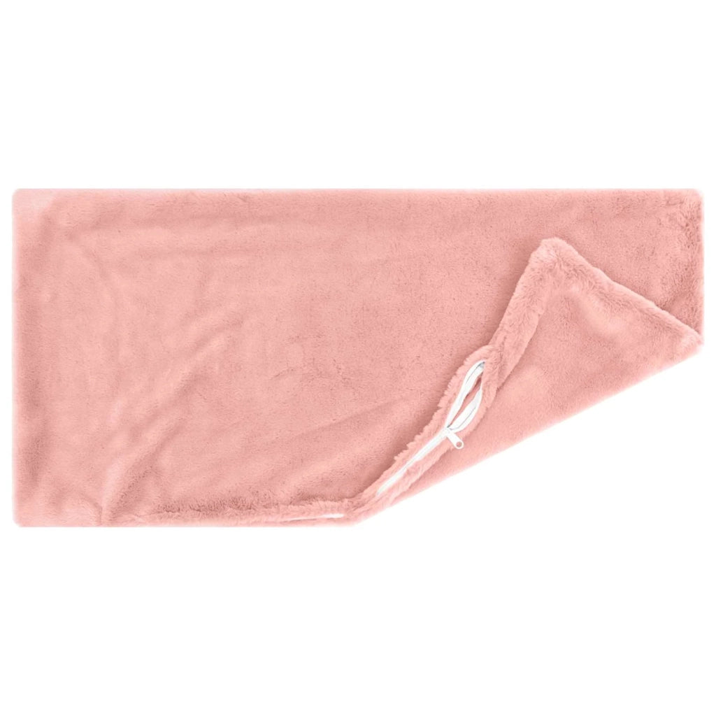Federa 2 pz HEERLEN Rosa 40 x 80 cm Pelliccia di Coniglio Finta 910213