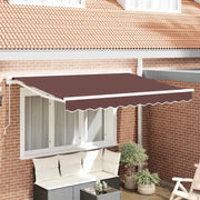 Struttura della tenda-Telaio per tenda da sole Marrone 250 x 200 cm 355552