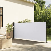Tenda da Sole Laterale Retrattile Bianco 140x300 cm 4004301