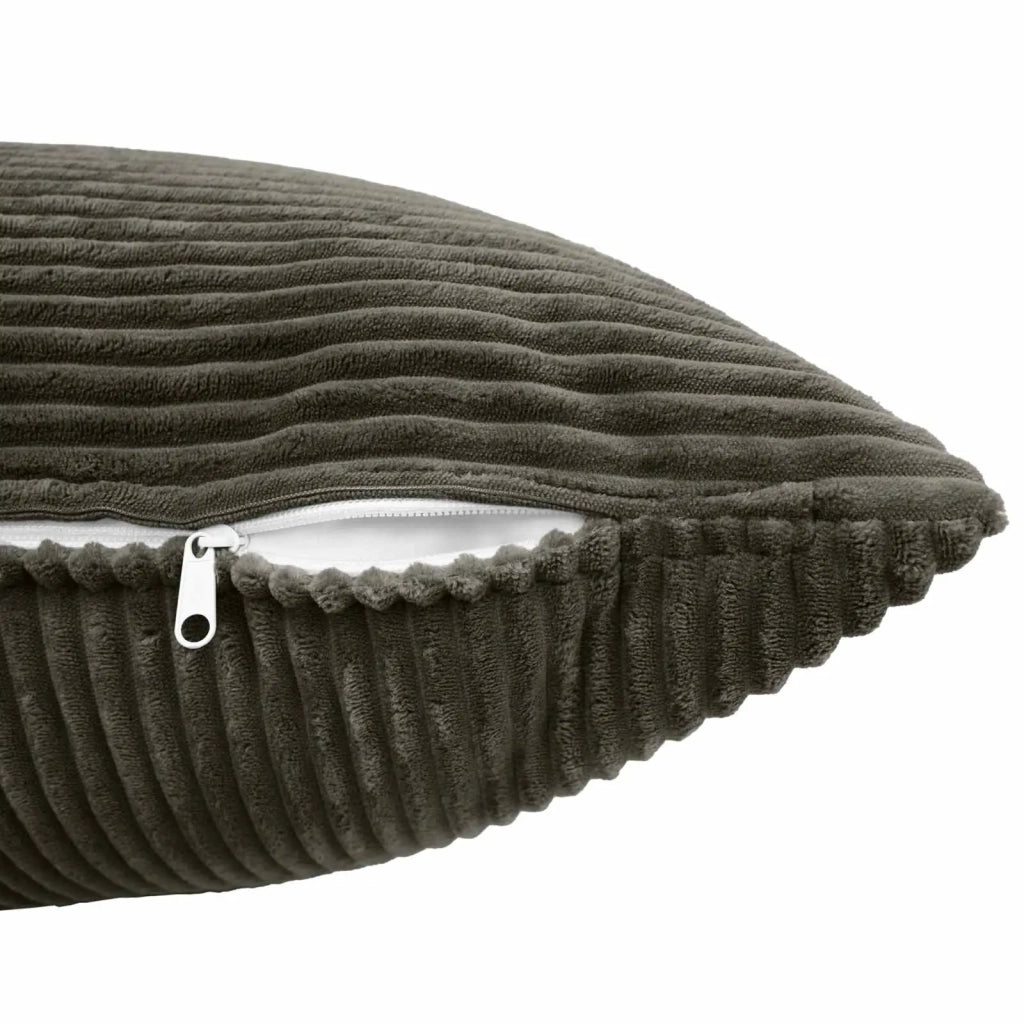 Federa 2 pcs ALMELO Antracite 40 x 40 cm corduroy 914191