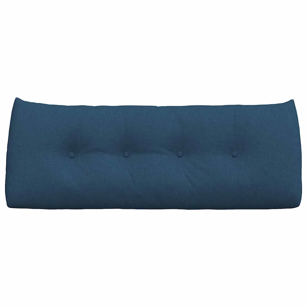 Cuscino per Schiena Blu 120 x 24 x 50 cm Tessuto
