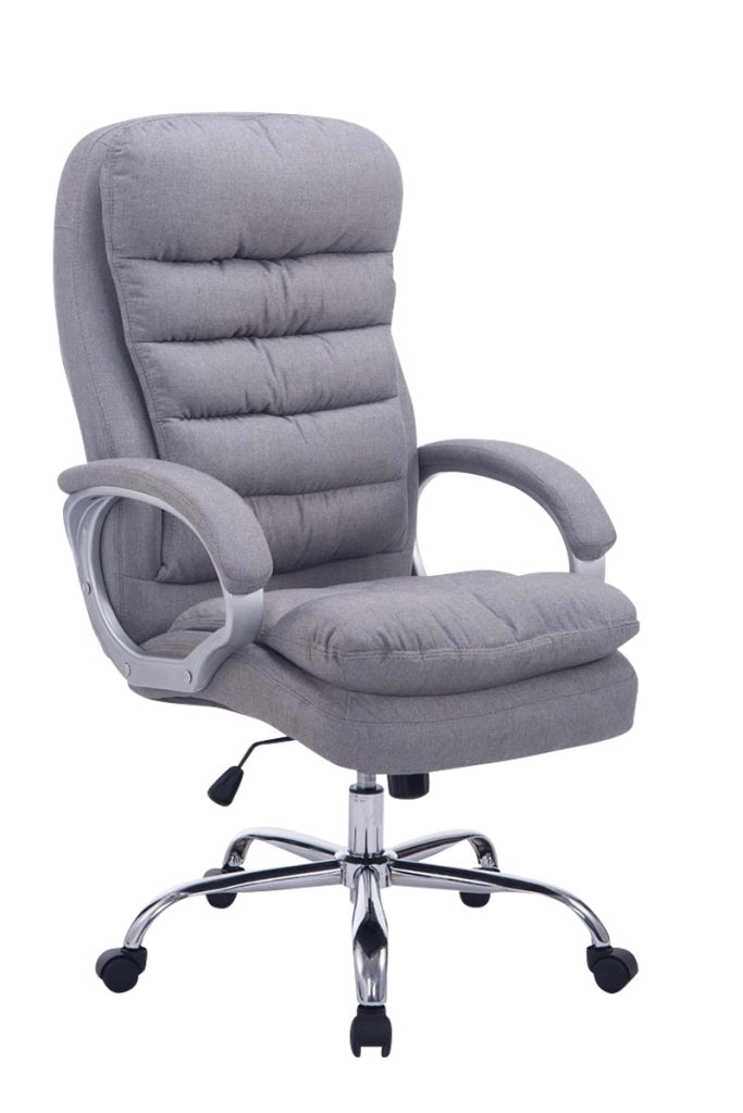 Sedia da ufficio XXL Vancouver tessuto grigio