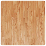 Piano Tavolo Quadrato Marrone Chiaro 80x80x1,5 Rovere Trattato 343004