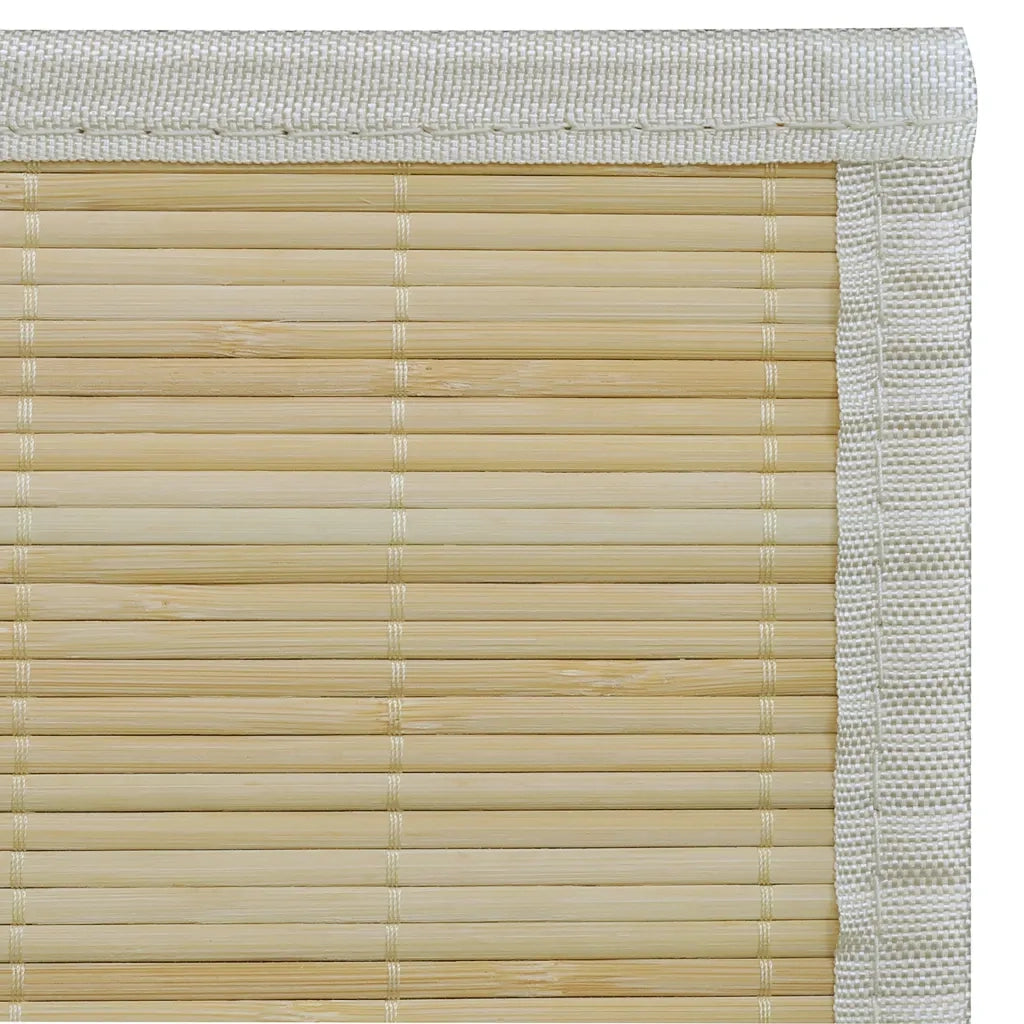 Tappeto del soggiorno | Tappeto Rettangolare in Bamb¨´ Naturale 80 x 200 cm