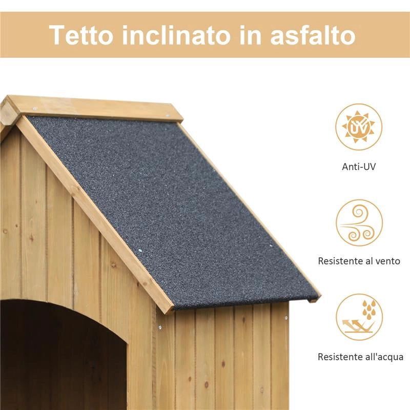 CASETTA PORTA ATTREZZI IN LEGNO IMPERMEABILE 77,5 X 54,2 X 179,5 CM