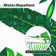Tela da tavolo impermeabile all'acqua - Tela da tavolo rotonda - Protezione da pioggia per mobili da giardino - Resistente all'acqua di lavaggio - Poliestere - 132x178 cm - Protezione per mobili da giardino