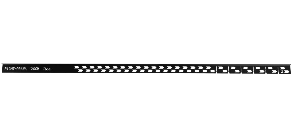 Profilo Doccia Pendenzato 120cm Black destra