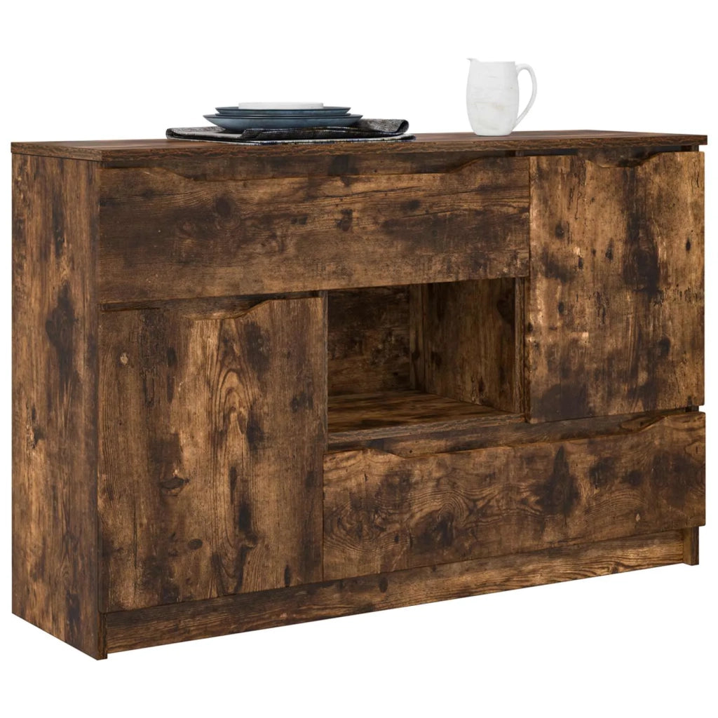 Credenza Rovere fumé 100 x 30 x 65,6 Legno multistrato 888792